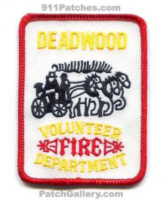 Deadwood Volunteer Fire Department Patch (South Dakota)
Scan By: PatchGallery.com
Keywords: vol. dept.