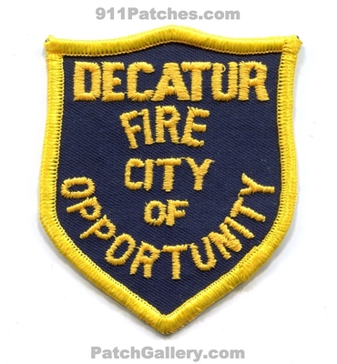 Decatur Fire Department Patch (Alabama)
Scan By: PatchGallery.com
Keywords: dept. city of opportunity
