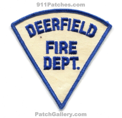 Deerfield Fire Department Patch (Wisconsin) (Confirmed)
Scan By: PatchGallery.com
Keywords: dept.