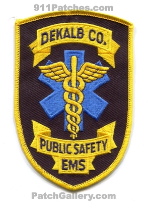 Dekalb County Public Safety Emergency Medical Services EMS Patch (Georgia)
Scan By: PatchGallery.com
Keywords: co. department dept. of dps d.p.s. ambulance