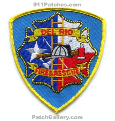 Del Rio Fire Rescue Department Patch (Texas)
Scan By: PatchGallery.com
Keywords: & and dept.
