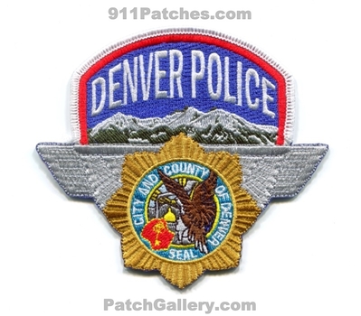 Denver Police Department Air Support Unit Patch (Colorado)
[b]Scan From: Our Collection[/b]
Keywords: dept. helicopter 1 one