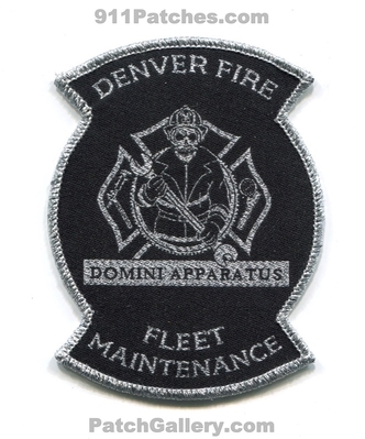Denver Fire Department Fleet Maintenance Patch (Colorado)
[b]Scan From: Our Collection[/b]
Keywords: dept. dfd domini apparatus mechanics shop
