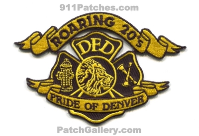 Denver Fire Department Station 20 Patch (Colorado)
[b]Scan From: Our Collection[/b]
Keywords: dept. dfd roaring 20s pride of