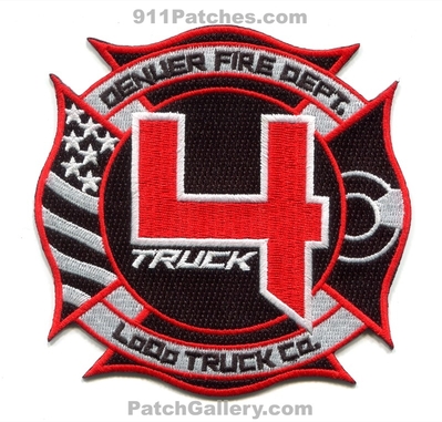 Denver Fire Department Truck 4 Patch (Colorado) (4.50 Inches)
[b]Scan From: Our Collection[/b]
[b]Patch Made By: 911Patches.com[/b]
Keywords: dept. dfd d.f.d. company co. station lodo lower downtown