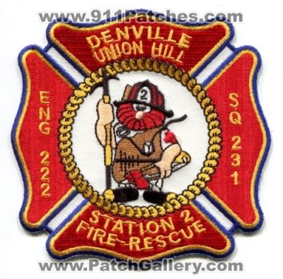 Denville Fire Rescue Department Union Hill Station 2 Engine 222 Squad 231 (New Jersey)
Scan By: PatchGallery.com
Keywords: dept. eng. sq.