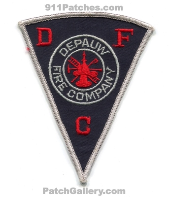 Depauw Fire Company Patch (Indiana)
Scan By: PatchGallery.com
