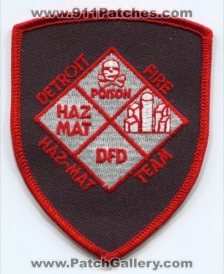 Detroit Fire Department Haz-Mat Team Patch (Michigan)
Scan By: PatchGallery.com
Keywords: dept. dfd hazmat poison