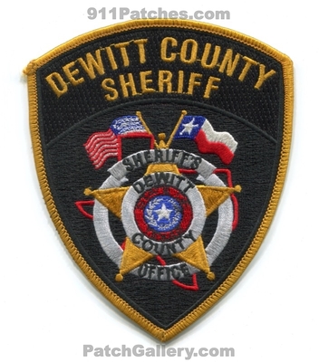 DeWitt County Sheriffs Office Patch (Texas)
Scan By: PatchGallery.com
Keywords: co. department dept.
