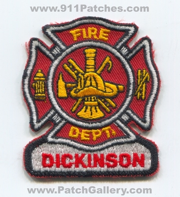 Dickinson Fire Department Patch (North Dakota)
Scan By: PatchGallery.com
Keywords: dept.