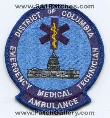 District of Columbia EMT Ambulance (Washington DC)
Scan By: PatchGallery.com
Keywords: ems state certified emergency medical technician