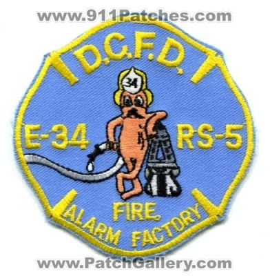 District of Columbia Fire Department DCFD Engine 34 Rescue Squad 5 Patch (Washington DC)
Scan By: PatchGallery.com
Keywords: dept. d.c.f.d. e-34 rs-5 company co. station alarm factory