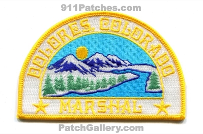 Dolores Marshal Patch (Colorado)
Scan By: PatchGallery.com
