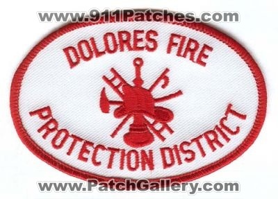Dolores Fire Protection District Patch (Colorado)
[b]Scan From: Our Collection[/b]
