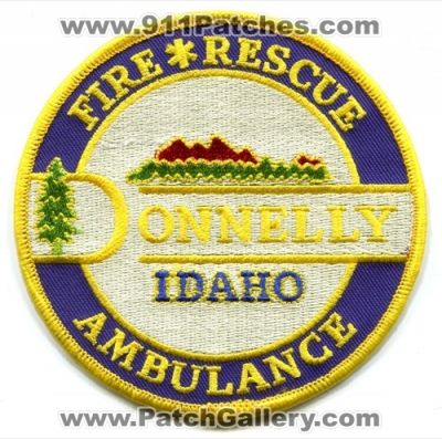 Donnelly Fire Rescue Department Ambulance (Idaho)
Scan By: PatchGallery.com
Keywords: dept. ems