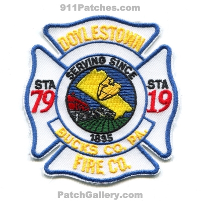 Doylestown Fire Company Station 19 79 Bucks County Patch (Pennsylvania)
Scan By: PatchGallery.com
Keywords: co. department dept. serving since 1895