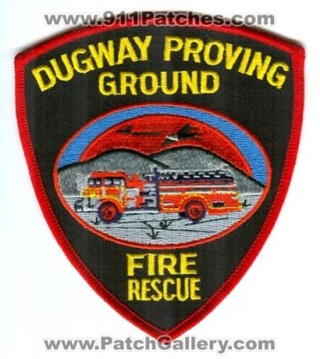 Dugway Proving Ground Fire Rescue Department (Utah)
Scan By: PatchGallery.com
Keywords: dept. us army military