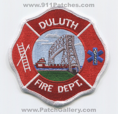 Duluth Fire Department Patch (Minnesota)
Scan By: PatchGallery.com
Keywords: dept. bridge