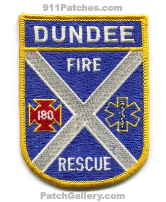 Dundee Fire Rescue Department 180 Patch (Florida)
Scan By: PatchGallery.com
Keywords: dept.