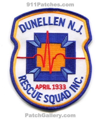 Dunellen Rescue Squad Inc. EMS Patch (New Jersey)
Scan By: PatchGallery.com
In Memory of Bernie Shaffer
Keywords: ambulance april 1933