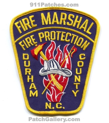 Durham County Fire Protection Fire Marshal Patch (North Carolina)
Scan By: PatchGallery.com
Keywords: co. prot. department dept.