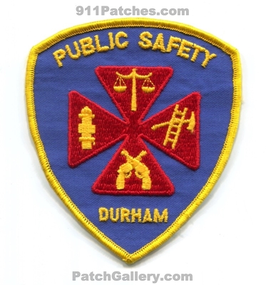 Durham Public Safety Department DPS Fire Police Patch (North Carolina)
Scan By: PatchGallery.com
Keywords: dept. of