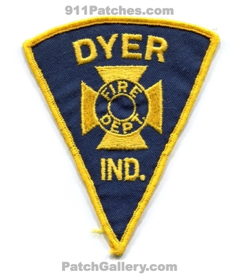 Dyer Fire Department Patch (Indiana)
Scan By: PatchGallery.com
