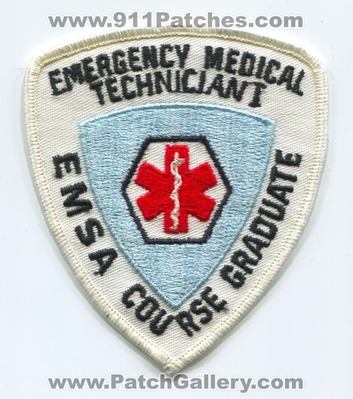 EMSA Course Graduate Emergency Medical Technician EMT I Patch (Arizona)
Scan By: PatchGallery.com
Keywords: e.m.s.a. e.m.t. 1