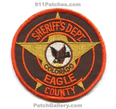 Eagle County Sheriffs Department Patch (Colorado)
Scan By: PatchGallery.com
Keywords: co. dept. office
