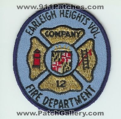 Earleigh Heights Volunteer Fire Department Company 12 (Maryland)
Thanks to Mark C Barilovich for this scan.
Keywords: vol. 