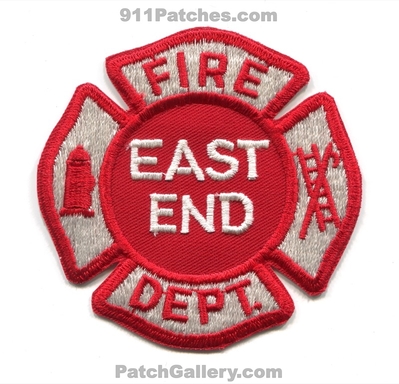 East End Fire Department Patch (Arkansas)
Scan By: PatchGallery.com
Keywords: dept.