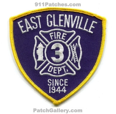 East Glenville Fire Department 3 Patch (New York)
Scan By: PatchGallery.com
Keywords: dept. since 1944