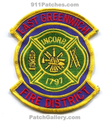 East Greenwich Fire District Patch (Rhode Island)
Scan By: PatchGallery.com
Keywords: dist. department dept. incorp. 1797