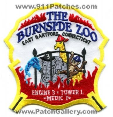 East Hartford Fire Department Engine 3 Tower 1 Medic 1 (Connecticut)
Scan By: PatchGallery.com
Keywords: dept. company station the burnside zoo