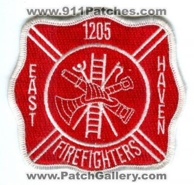 East Haven Fire Department FireFighters IAFF Local 1205 (Connecticut)
Scan By: PatchGallery.com
Keywords: dept.