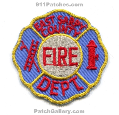 East Sarpy County Fire Department Patch (Nebraska)
Scan By: PatchGallery.com
Keywords: co. dept.