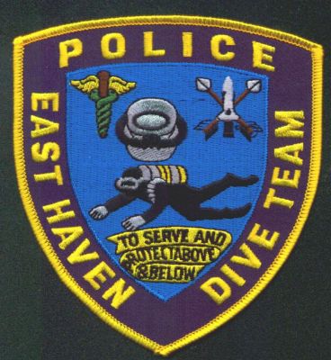 East Haven Police Dive Team
Thanks to EmblemAndPatchSales.com for this scan.
Keywords: connecticut