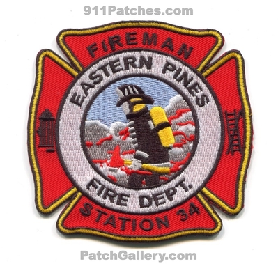 Eastern Pines Fire Department Station 34 Fireman Patch (North Carolina)
Scan By: PatchGallery.com
Keywords: dept.