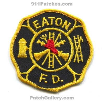 Eaton Fire Department Patch (Ohio)
Scan By: PatchGallery.com
Keywords: dept. f.d.