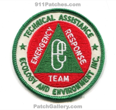 Ecology and Environment Inc. Technical Assistance Emergency Response Team ERT Patch (New York)
Scan By: PatchGallery.com
Keywords: ee