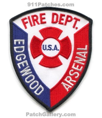 Edgewood Arsenal Fire Department US Army Military Patch (Maryland)
Scan By: PatchGallery.com
Keywords: dept. u.s.a.