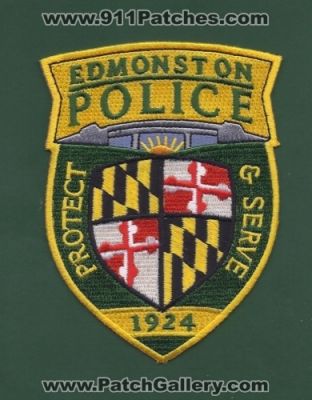Edmonston Police Department (Maryland)
Thanks to Paul Howard for this scan.
Keywords: dept.
