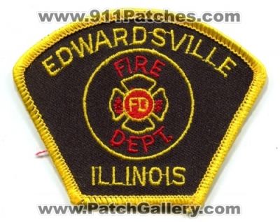 Edwardsville Fire Department Patch (Illinois)
Scan By: PatchGallery.com
Keywords: dept. fd