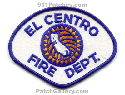 El Centro Fire Department Patch (California)
Scan By: PatchGallery.com
Keywords: dept.