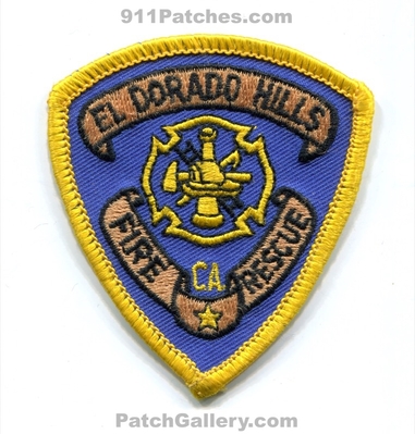 El Dorado Hills Fire Rescue Department Patch (California)
Scan By: PatchGallery.com
Keywords: dept.