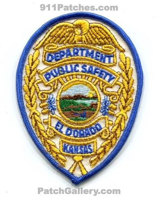 El Dorado Department of Public Safety Fire EMS Police Patch (Kansas)
Scan By: PatchGallery.com
Keywords: dept. sheriffs office eldorado
