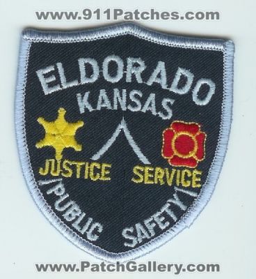 Eldorado Public Safety (Kansas)
Thanks to Mark C Barilovich for this scan.
Keywords: dps fire police