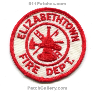 Elizabethtown Fire Department Patch (North Carolina)
Scan By: PatchGallery.com
Keywords: dept.
