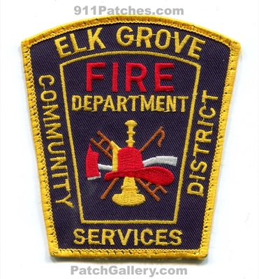 Elk Grove Fire Department Community Services District Patch (California)
Scan By: PatchGallery.com
Keywords: dept. dist.