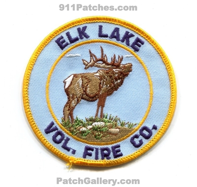 Elk Lake Volunteer Fire Company Patch (Pennsylvania)
Scan By: PatchGallery.com
Keywords: vol. co. department dept.